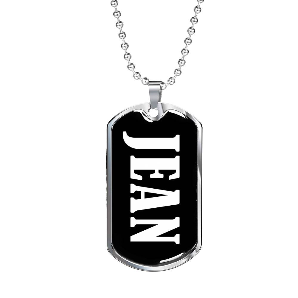 Jean v02 - Luxury Dog Tag Necklace
