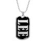 Lee v01s - Luxury Dog Tag Necklace