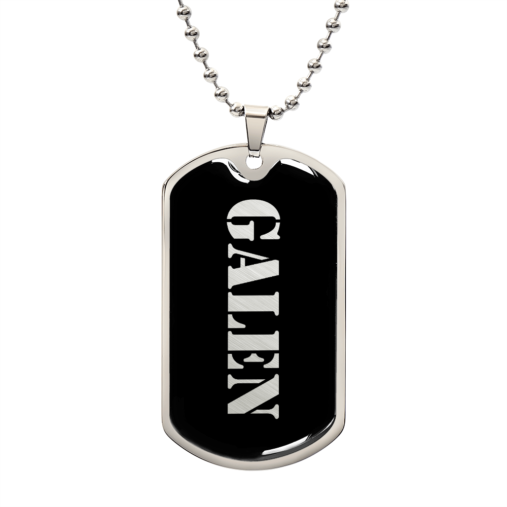 Galen v2 - Luxury Dog Tag Necklace