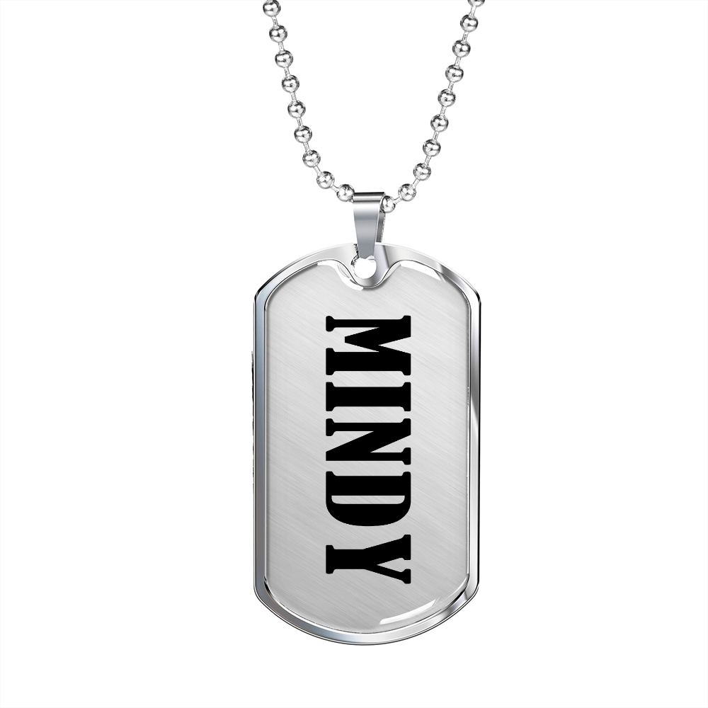Mindy v01 - Luxury Dog Tag Necklace