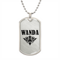 Wanda v01a - Luxury Dog Tag Necklace