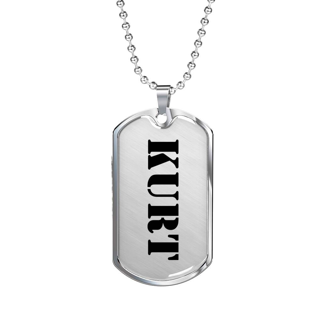 Kurt - Luxury Dog Tag Necklace