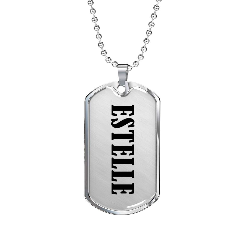 Estelle v01 - Luxury Dog Tag Necklace