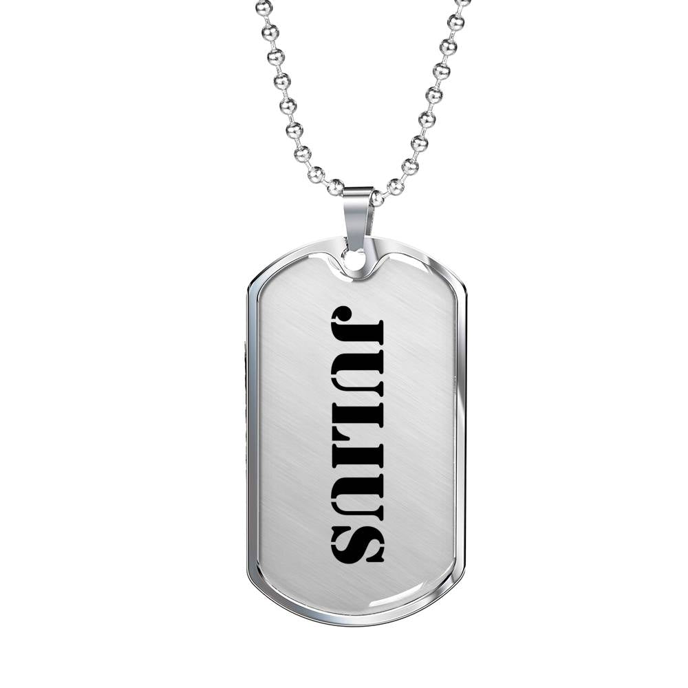 Julius - Luxury Dog Tag Necklace