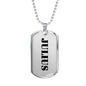 Julius - Luxury Dog Tag Necklace