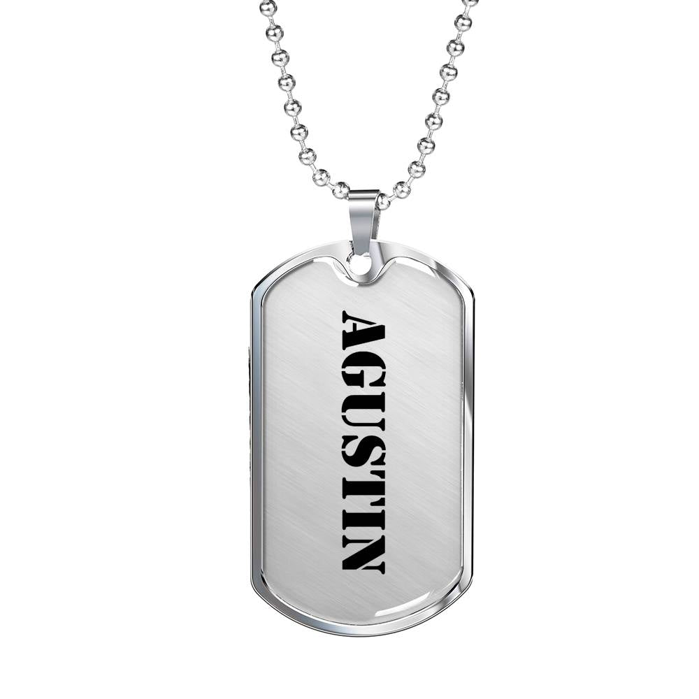 Agustin - Luxury Dog Tag Necklace