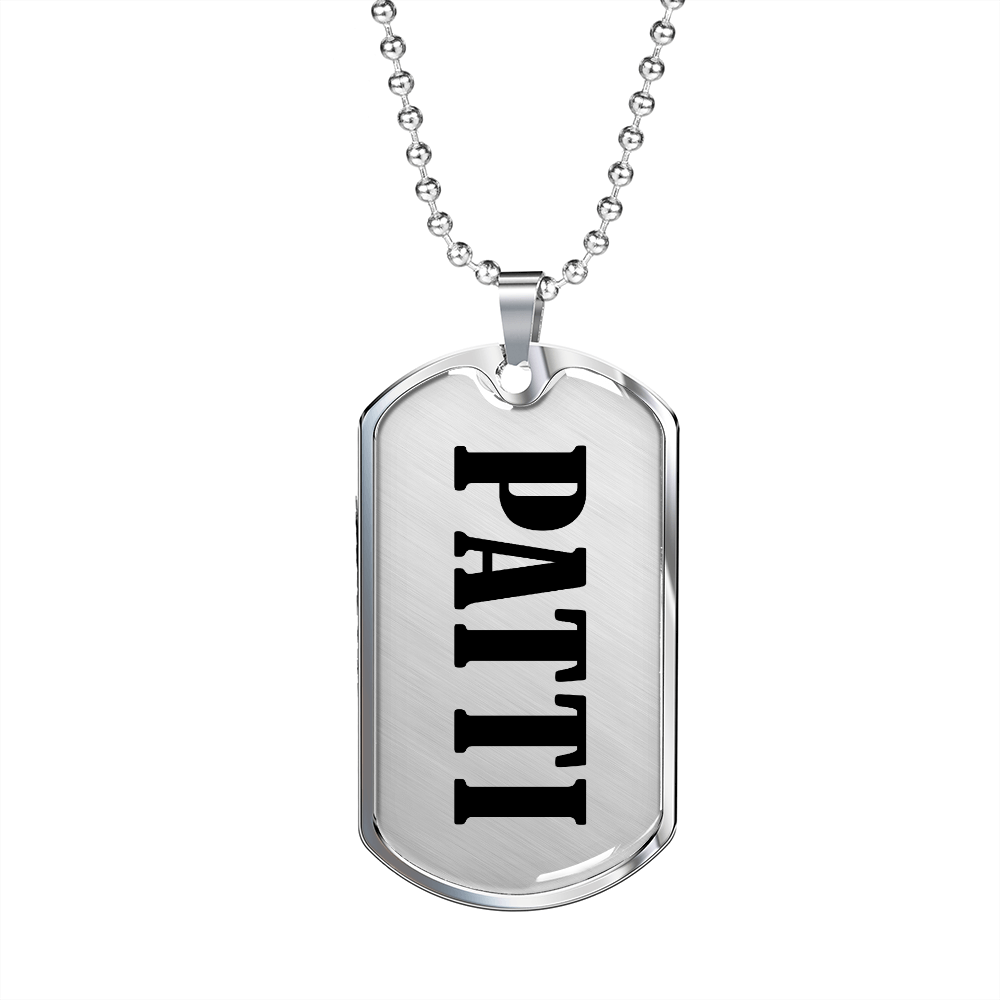 Patti v01 - Luxury Dog Tag Necklace