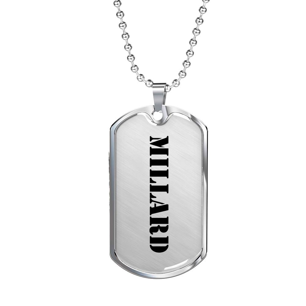 Millard - Luxury Dog Tag Necklace