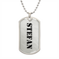 Stefan - Luxury Dog Tag Necklace