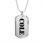 Cole - Luxury Dog Tag Necklace
