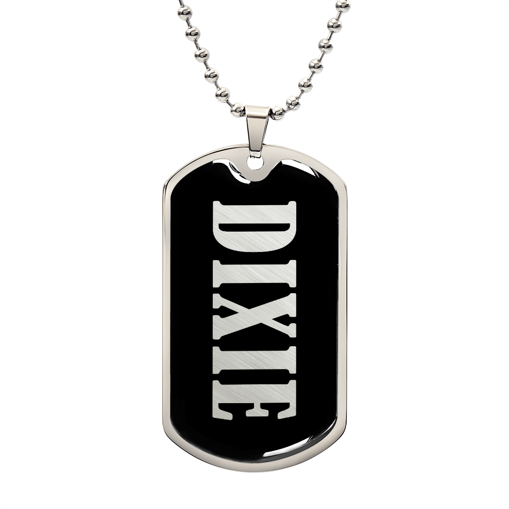 Dixie v02 - Luxury Dog Tag Necklace