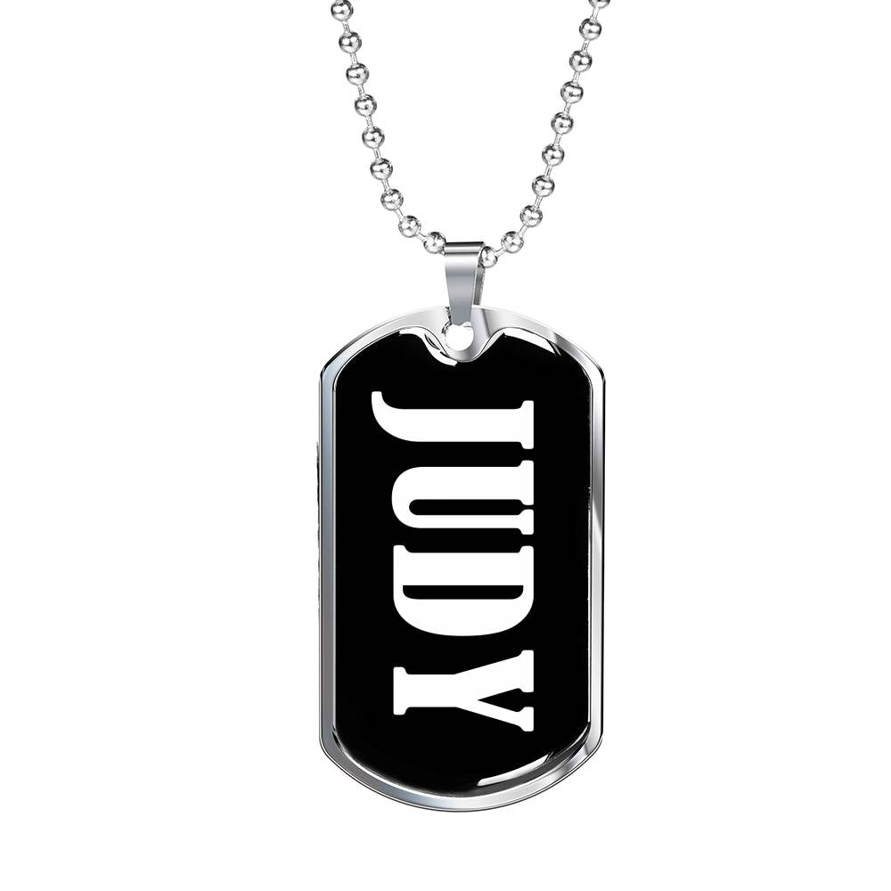 Judy v02 - Luxury Dog Tag Necklace