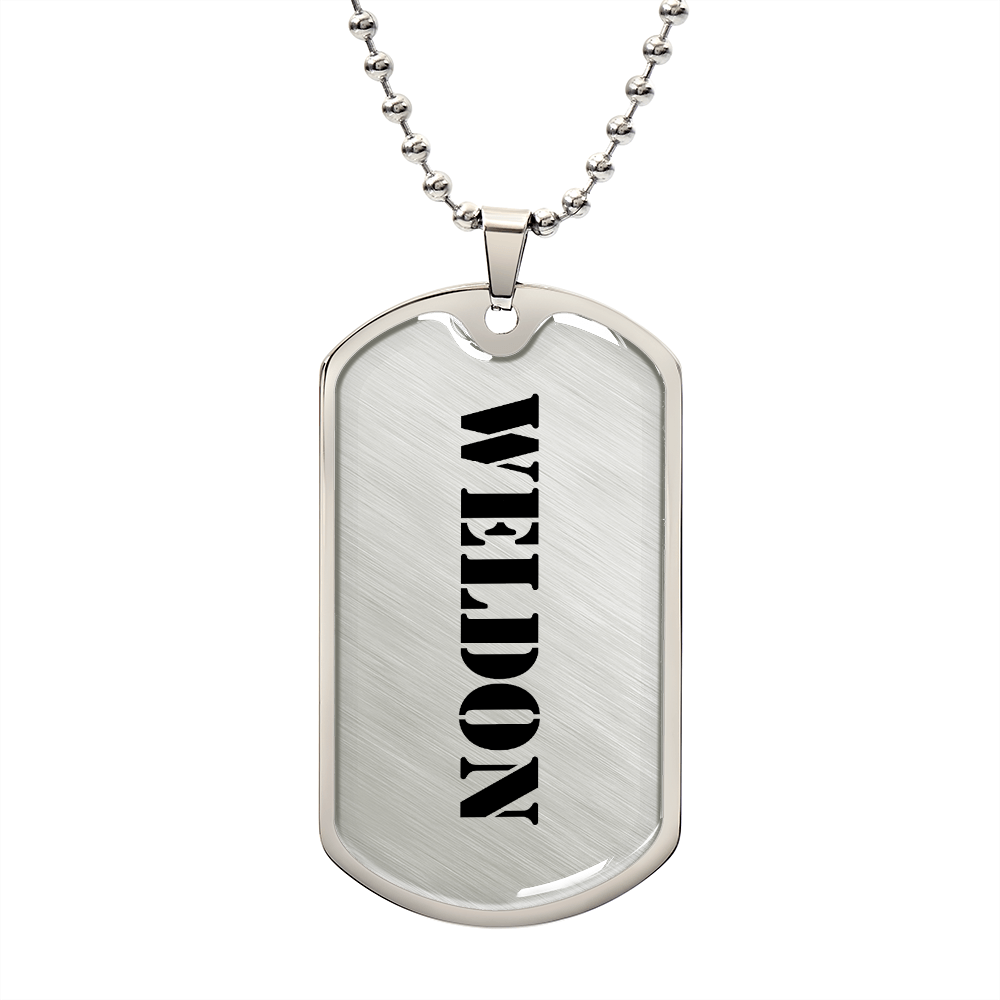 Weldon - Luxury Dog Tag Necklace