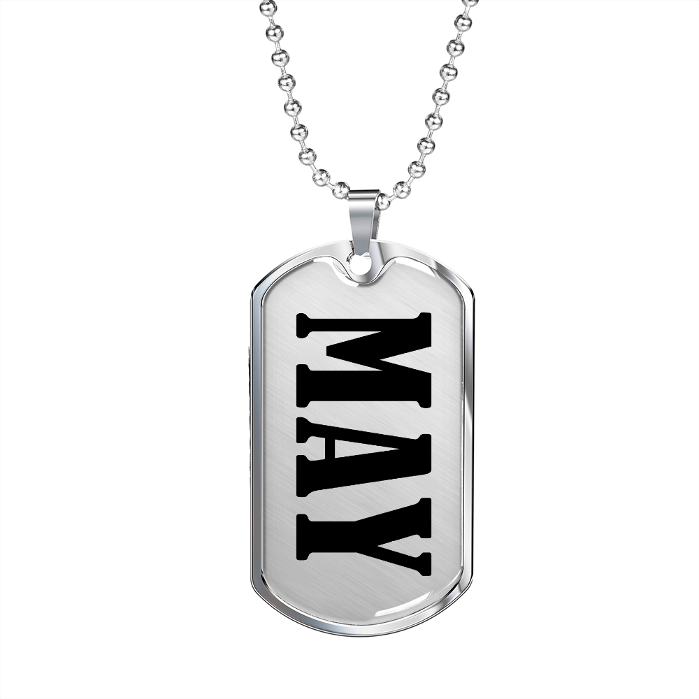 May v01 - Luxury Dog Tag Necklace