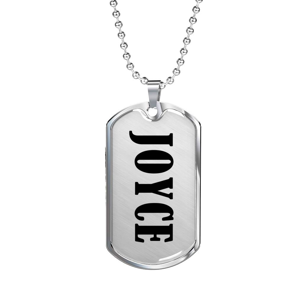 Joyce v01 - Luxury Dog Tag Necklace
