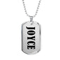 Joyce v01 - Luxury Dog Tag Necklace