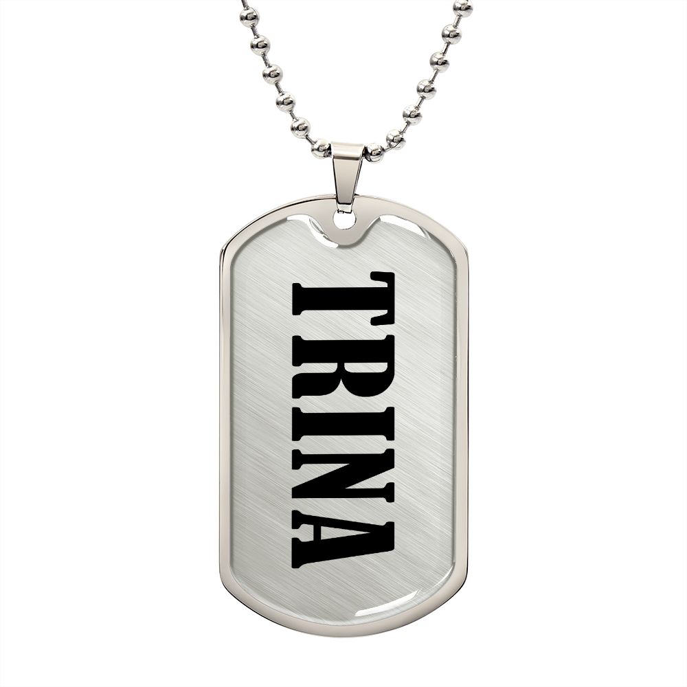 Trina v01 - Luxury Dog Tag Necklace