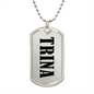 Trina v01 - Luxury Dog Tag Necklace