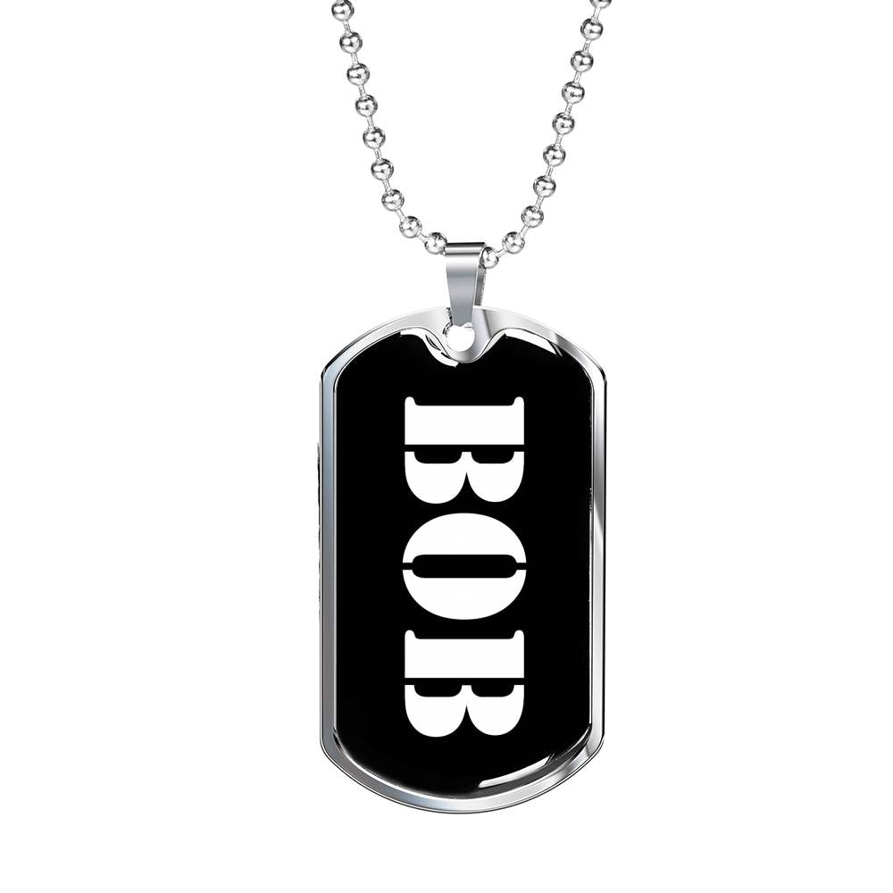 Bob v2 - Luxury Dog Tag Necklace