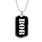 Bob v2 - Luxury Dog Tag Necklace