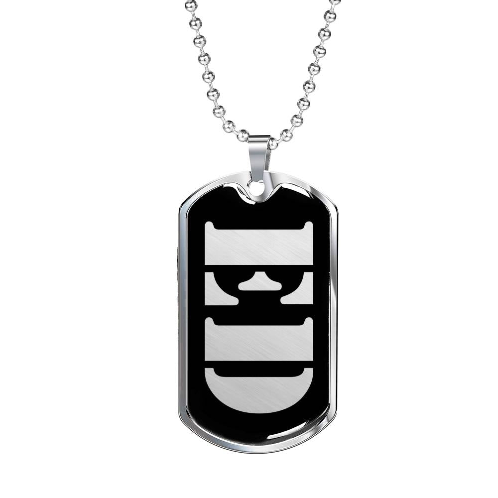 Ed v3 - Luxury Dog Tag Necklace