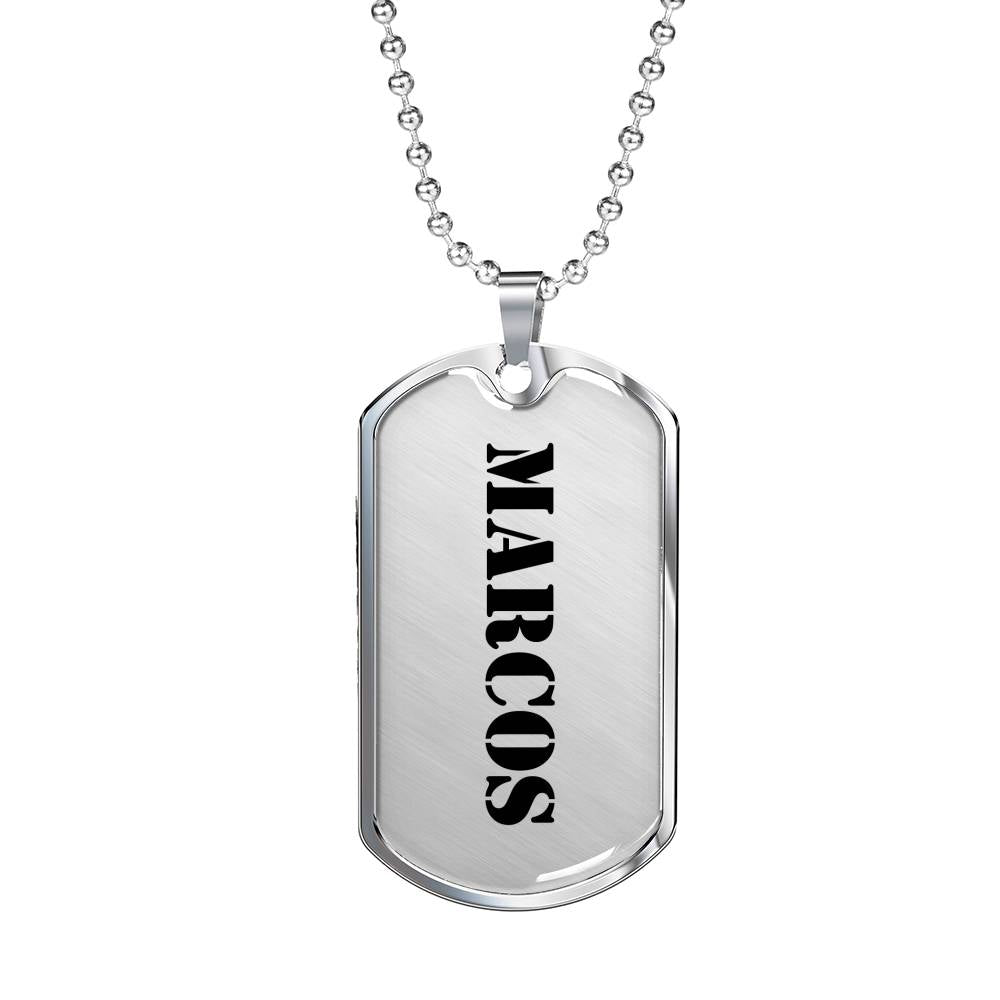 Marcos - Luxury Dog Tag Necklace