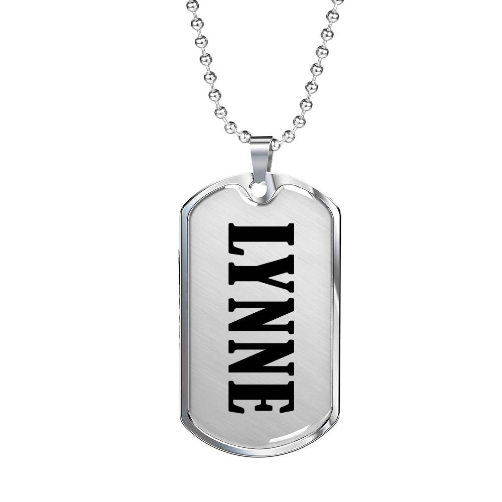 Lynne v01 - Luxury Dog Tag Necklace