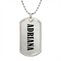 Adriana v01 - Luxury Dog Tag Necklace