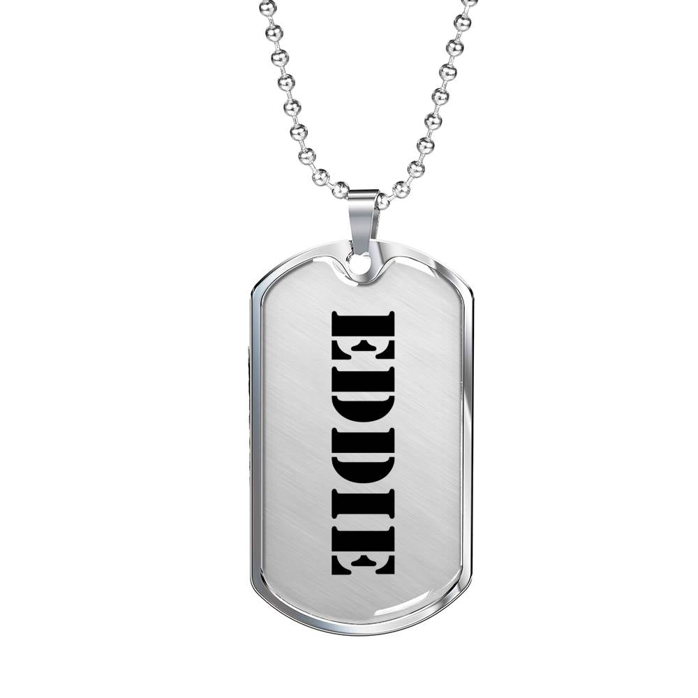 Eddie - Luxury Dog Tag Necklace