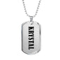Krystal v01 - Luxury Dog Tag Necklace