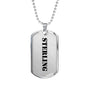 Sterling - Luxury Dog Tag Necklace
