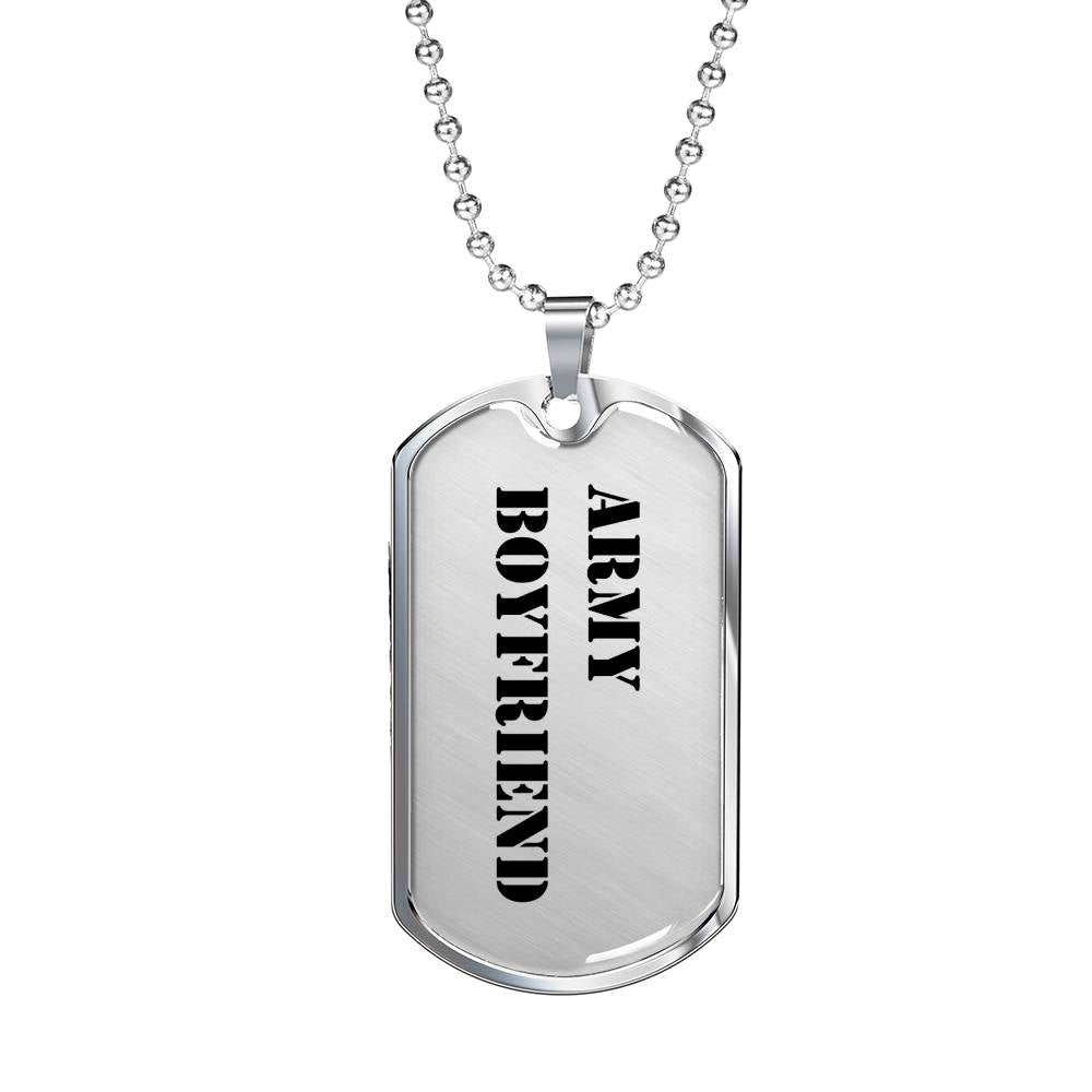 Army Boyfriend - Luxury Dog Tag Necklace