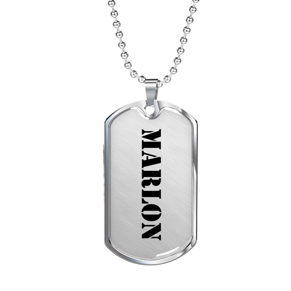 Marlon - Luxury Dog Tag Necklace