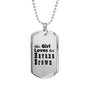 Havana Brown - Luxury Dog Tag Necklace