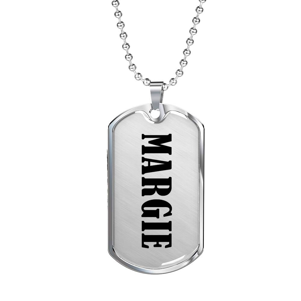 Margie v01 - Luxury Dog Tag Necklace