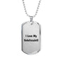 Love My Xoloitzcuintli v4 - Luxury Dog Tag Necklace