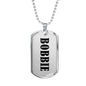 Bobbie v01 - Luxury Dog Tag Necklace