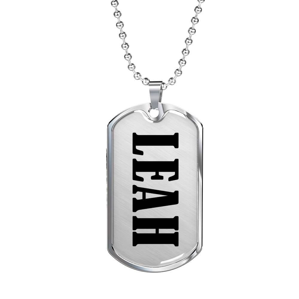 Leah v01 - Luxury Dog Tag Necklace