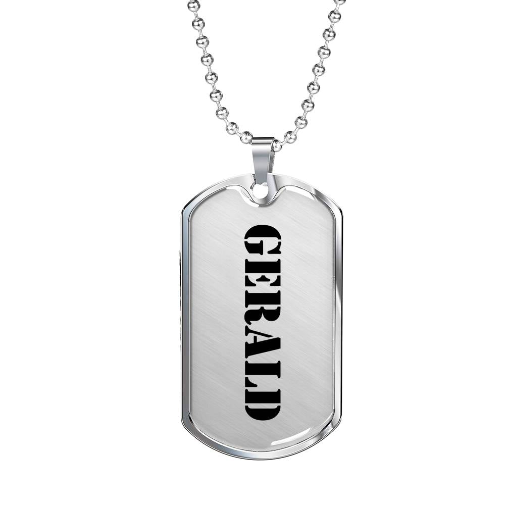Gerald - Luxury Dog Tag Necklace