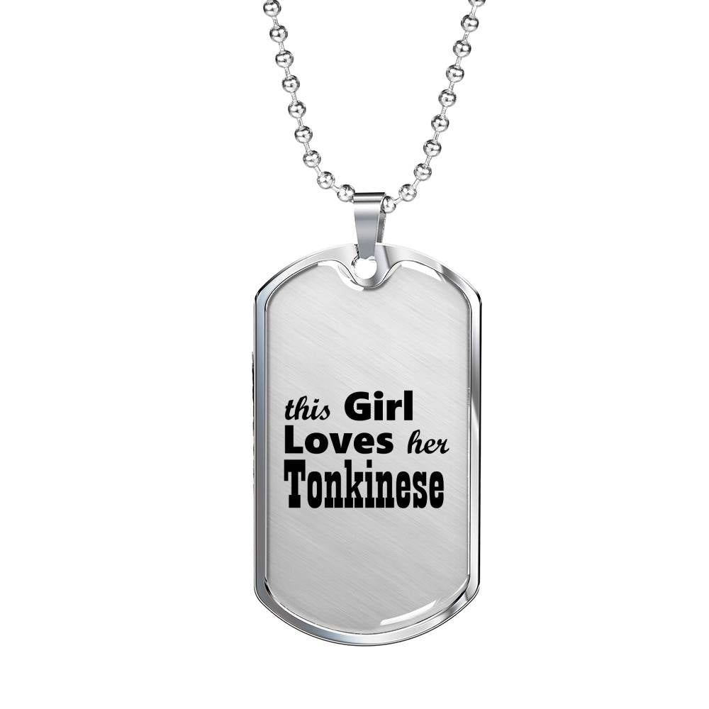 Tonkinese - Luxury Dog Tag Necklace