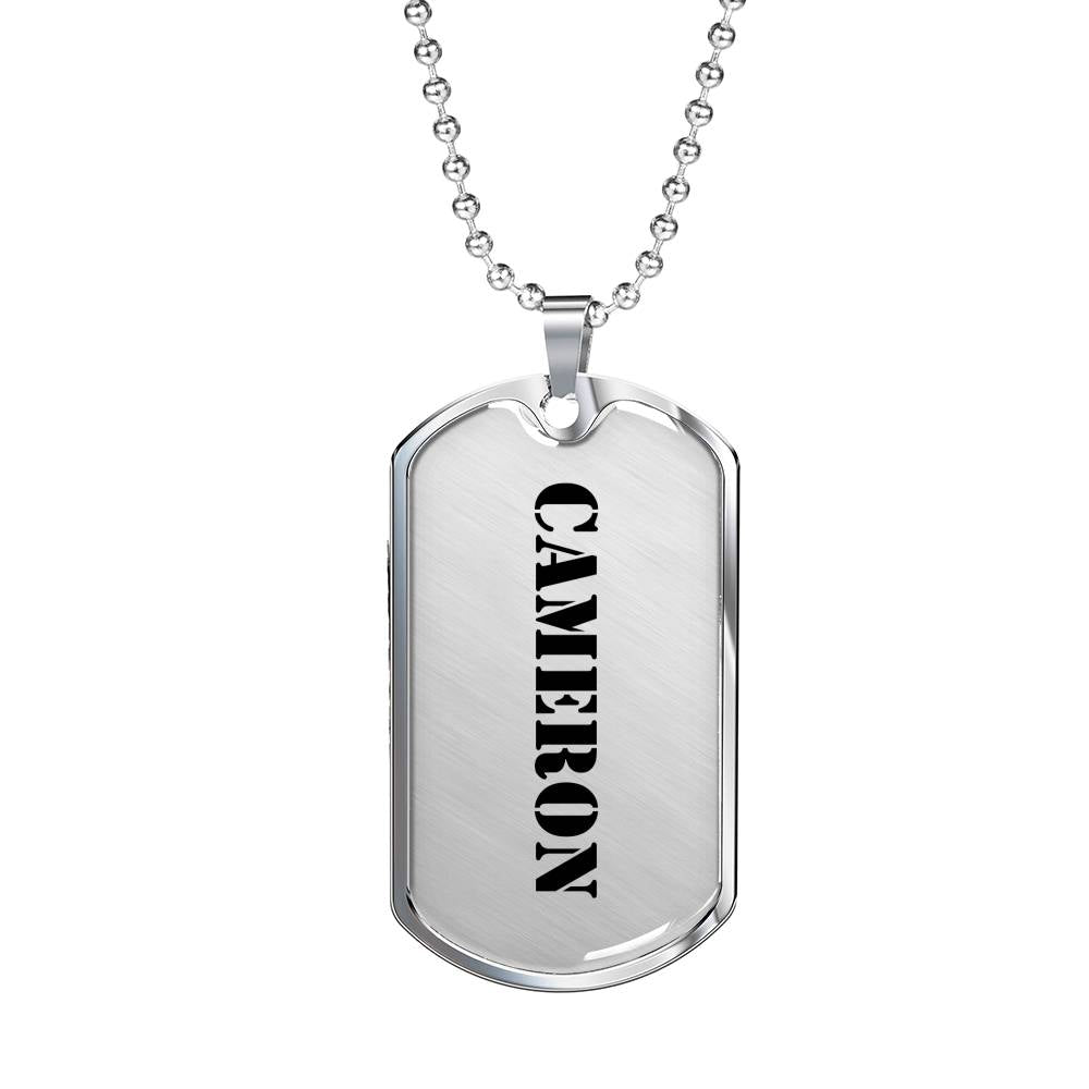 Cameron - Luxury Dog Tag Necklace