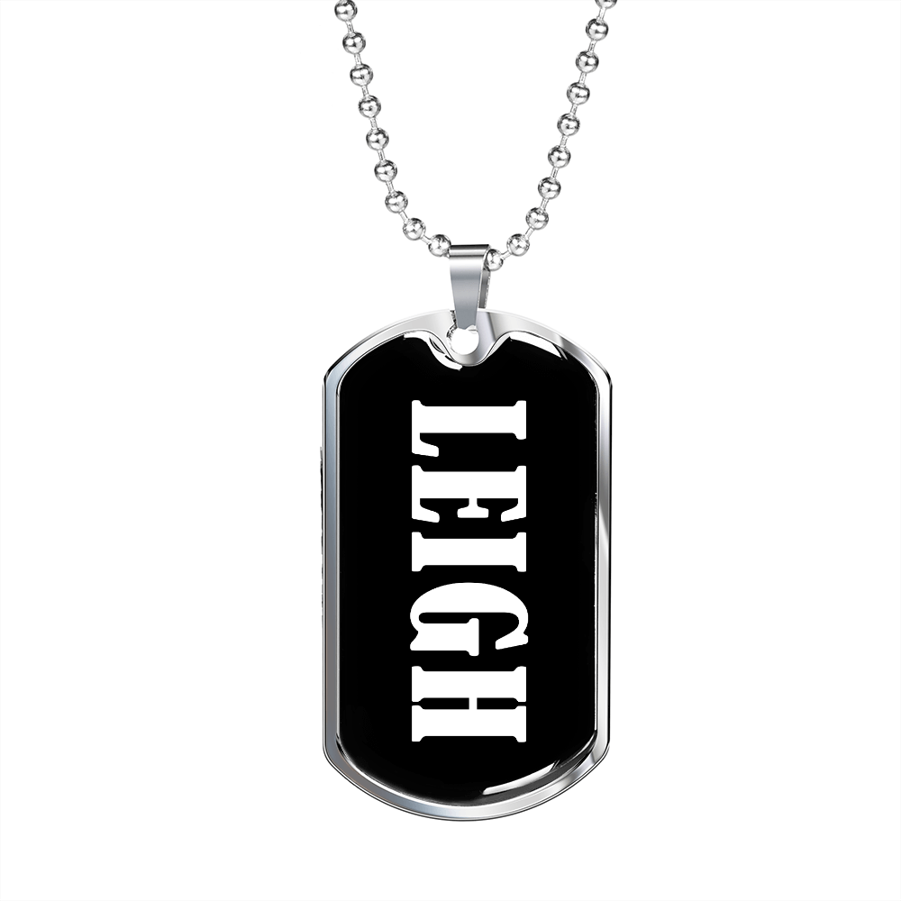 Leigh v03 - Luxury Dog Tag Necklace