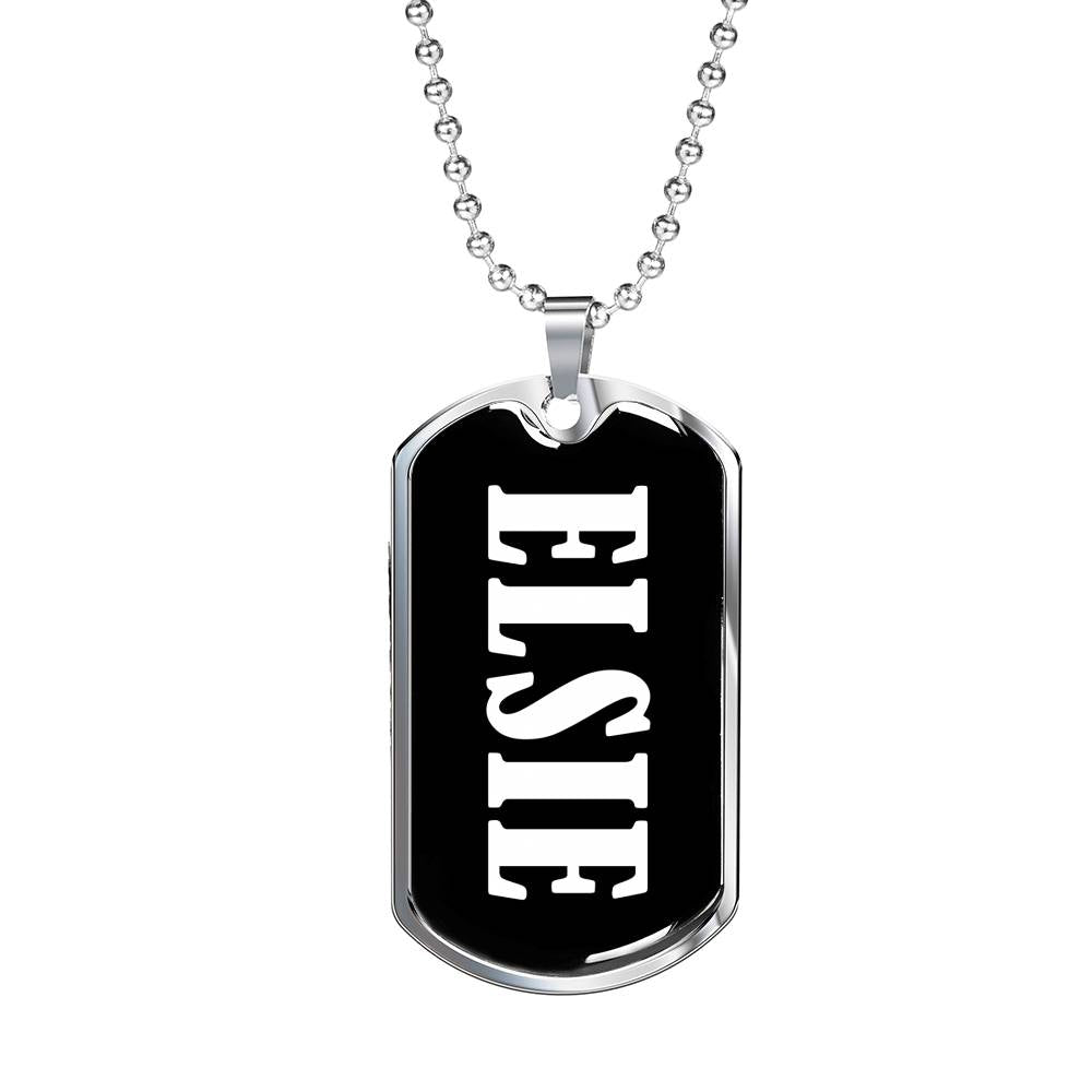 Elsie v02 - Luxury Dog Tag Necklace