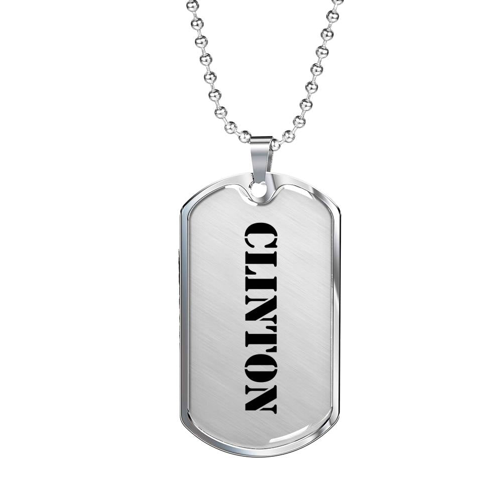Clinton - Luxury Dog Tag Necklace