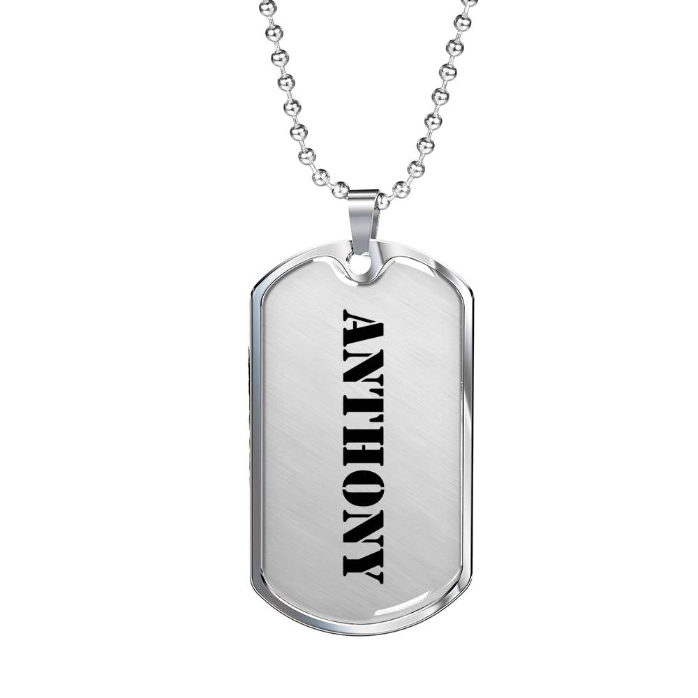 Anthony - Luxury Dog Tag Necklace
