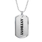 Anthony - Luxury Dog Tag Necklace