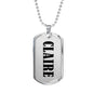 Claire v01 - Luxury Dog Tag Necklace