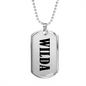 Wilda v01 - Luxury Dog Tag Necklace