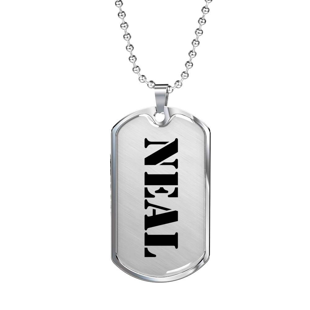 Neal - Luxury Dog Tag Necklace