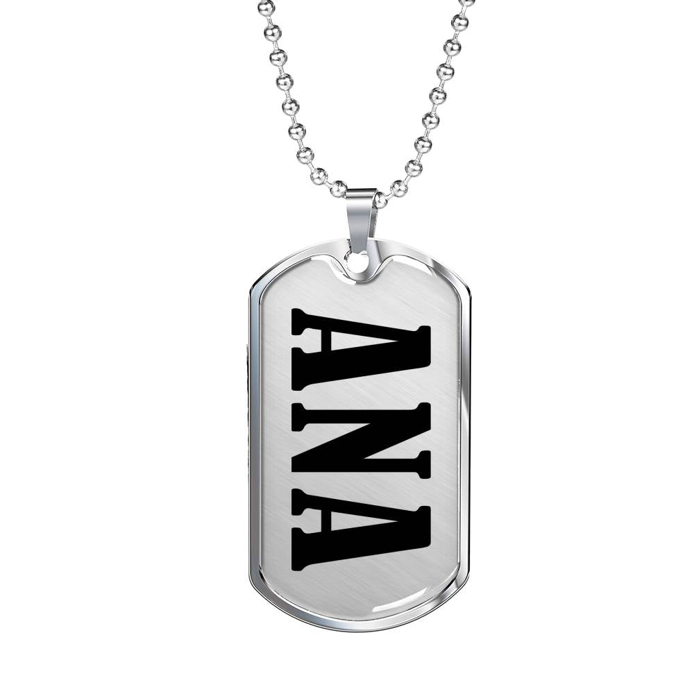 Ana v01 - Luxury Dog Tag Necklace